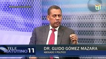 #Telematutino / Entrevista al Dr. Guido Gómez Mazara, Abogado y Político / 18 enero 2023