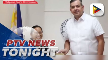 Top PH powerlifter Hidilyn Diaz pays courtesy call on PSC chief