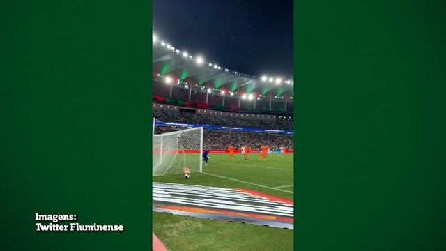 Golaço do Lima na vitória do Fluminense sobre o Nova Iguaçu.