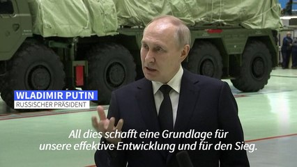 Putin hat "keinen Zweifel" an russischem Sieg in der Ukraine