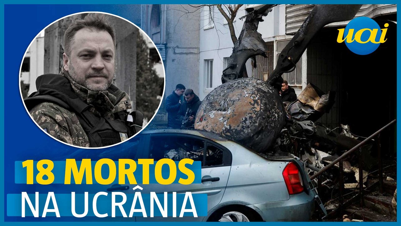 Queda de helicóptero na Ucrânia mata ministro do Interior