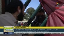 Perú: Estudiantes de la Universidad de San Marcos acogen a manifestantes