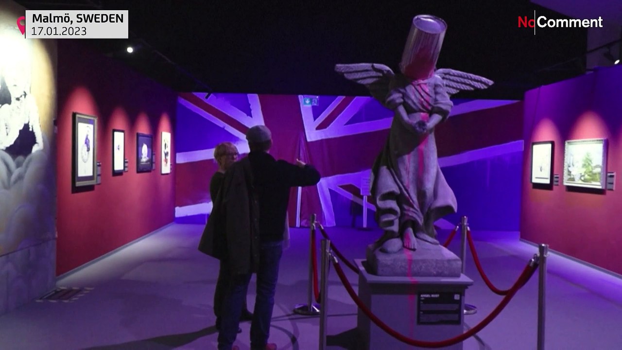 Der 'Mystery-Man': Banksy-Ausstellung eröffnet in Malmö