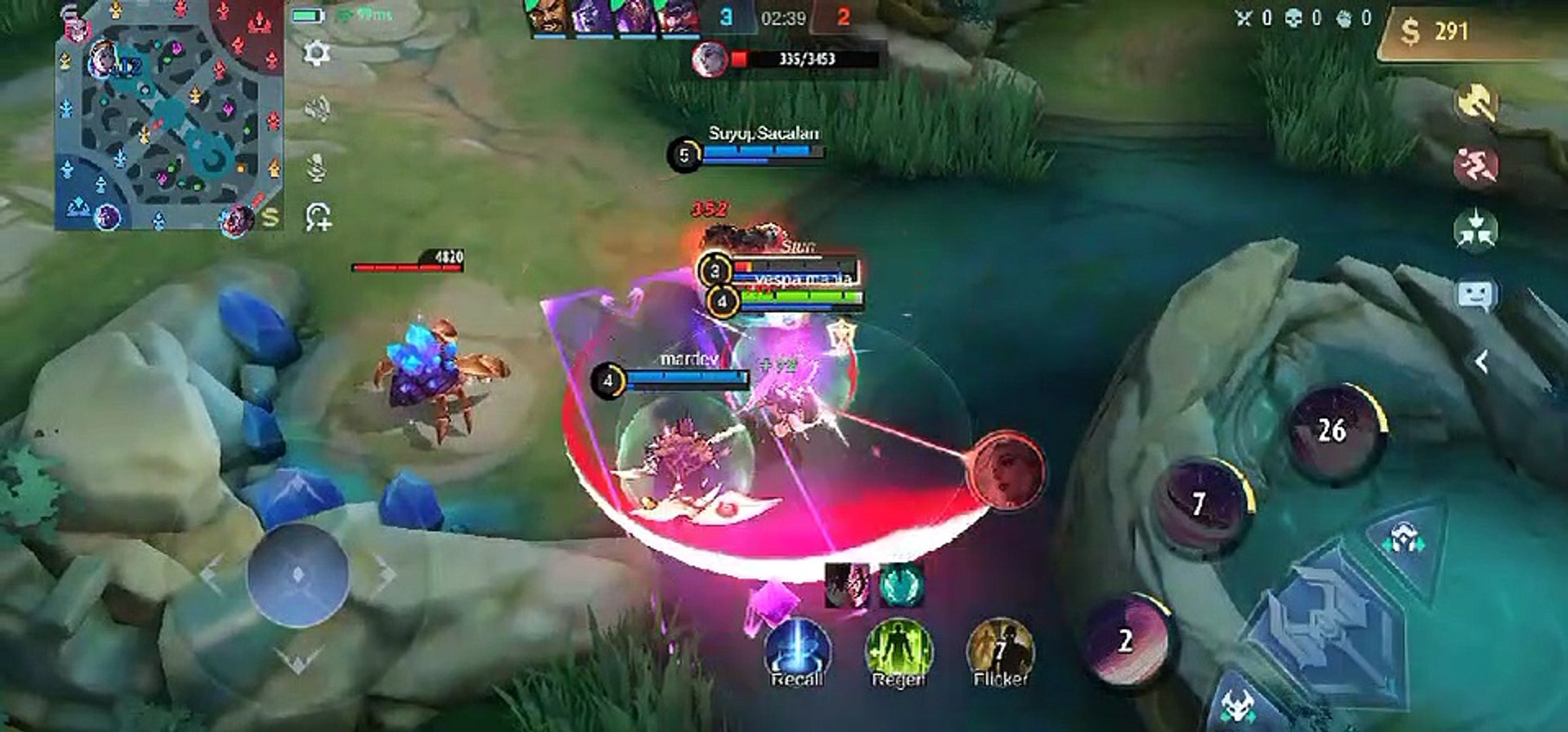 RUBY BASIC GAMEPLAY MOBILE LEGEND