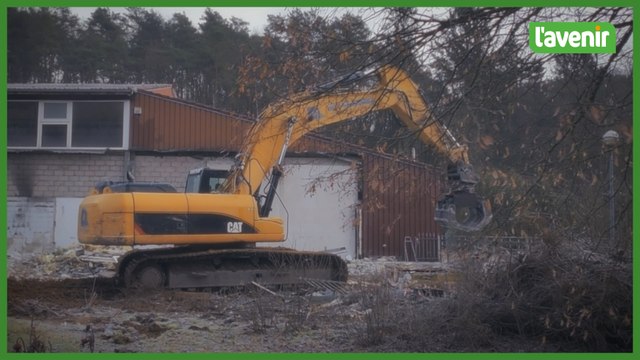 Les travaux de démolition de l’ancien centre de loisirs ont démarré à Rabais