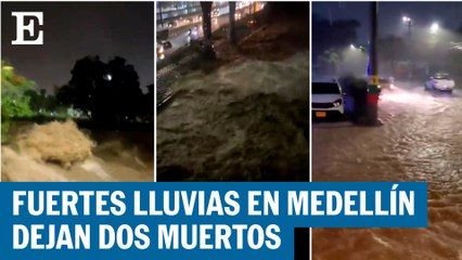 Télécharger la video: Fuertes lluvias en Medellín dejan un saldo de dos muertos