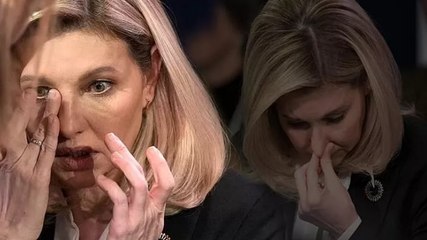 Ukrayna'nın First Lady'si Olena Zelenska, helikopter kazası hakkında konuşurken gözyaşlarına hakim olamadı