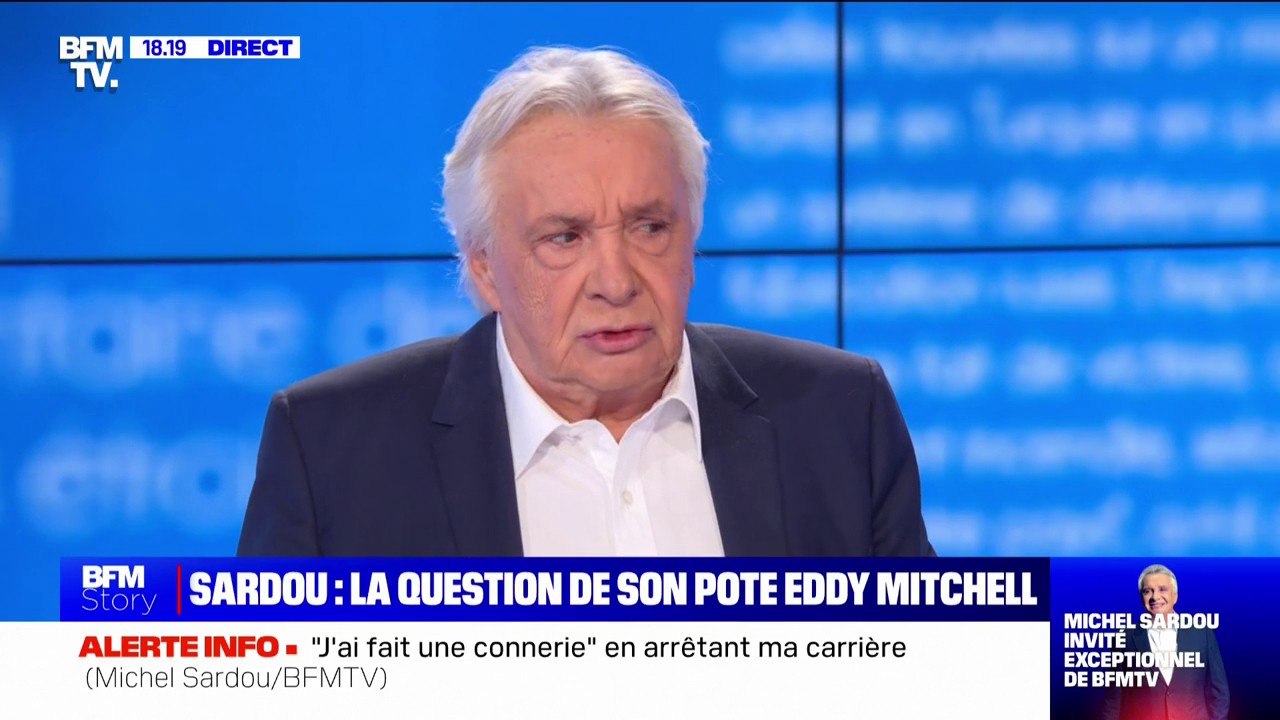 Michel Sardou: "François Mitterrand connaissait toutes mes chansons"