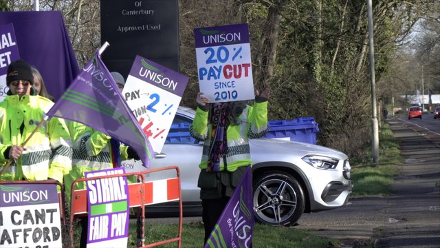 Nurses and Environment Agency strike across Kent over pay