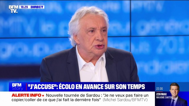 Michel Sardou: Je pense que tout le monde est écolo (...) J'aime l'écologie, je n'aime pas l'écologie politique