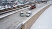 Denver rush hour traffic slows to crawl during winter storm