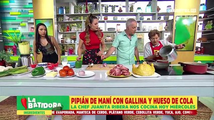 ¿Pipián de maní? La chef Juanita Ribera le enseña el paso a paso de esta exquisita receta