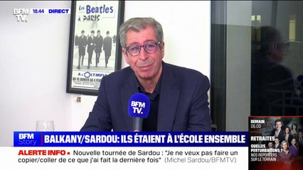 Patrick Balkany, ami de Michel Sardou: "On a passé quelques années dans la même chambre, au collège (...) J'aime beaucoup Michel et je l'admire beaucoup"