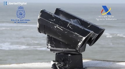 Desmantelado en Chipiona un radar y una cámara térmica de narcos para controlar a la Policía