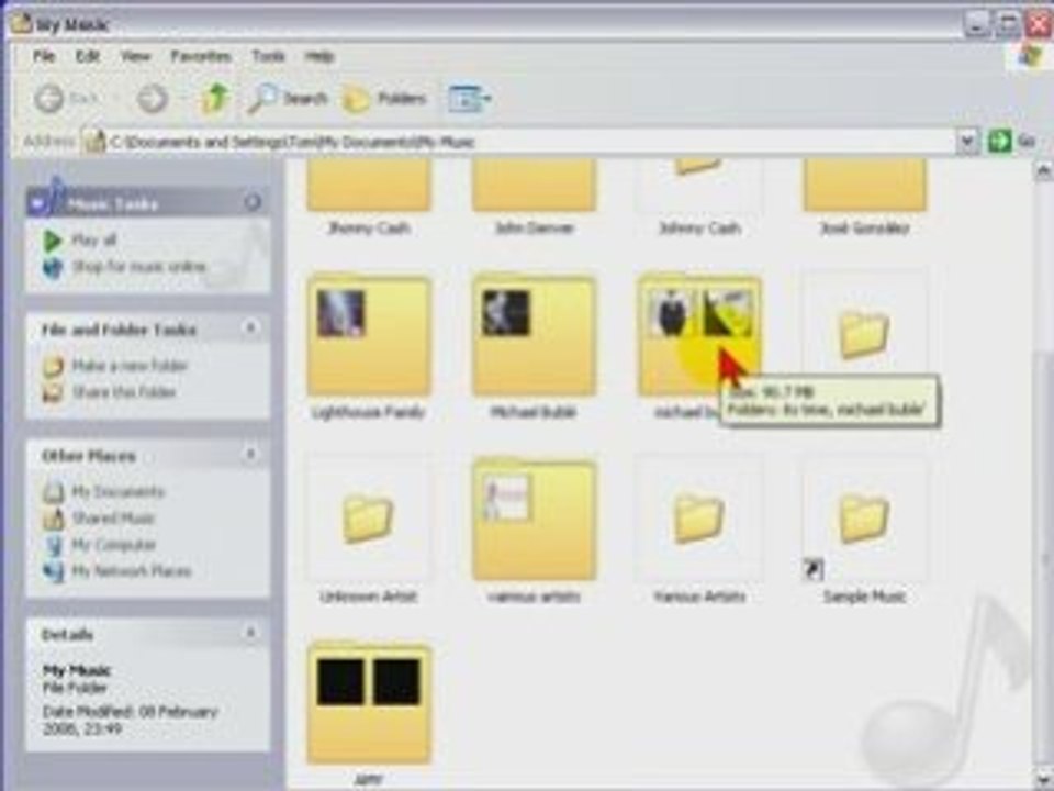 Adding  songs to and from your Samsung YP-Z5 MP3 Player