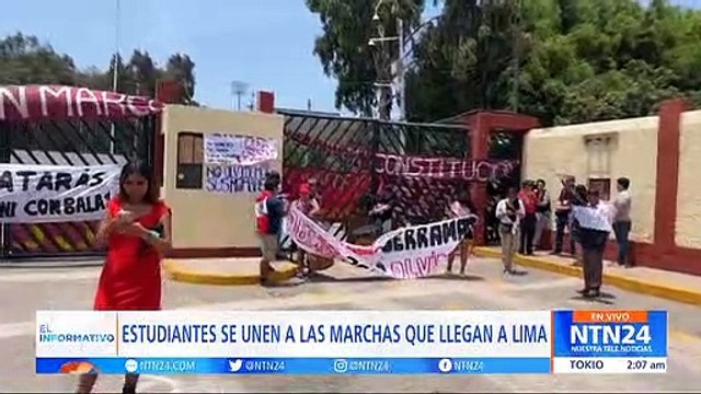 Así avanzan las manifestaciones en Perú tras la conmemoración de La toma de Lima