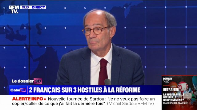 Éric Woerth: Toutes les autres solutions [pour garantir le système de retraites par répartition] seraient rejetées de la même manière par les Français