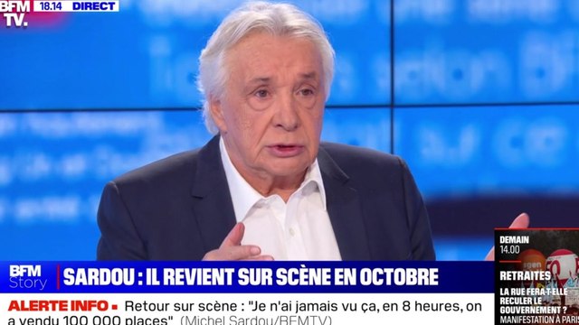 GALA VIDEO - “Ça m’emmerde !” : Michel Sardou contrarié par Olivier Truchot et Alain Marschall sur BFMTV