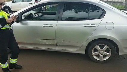 Colisão de trânsito é registrada na Avenida Rocha Pombo