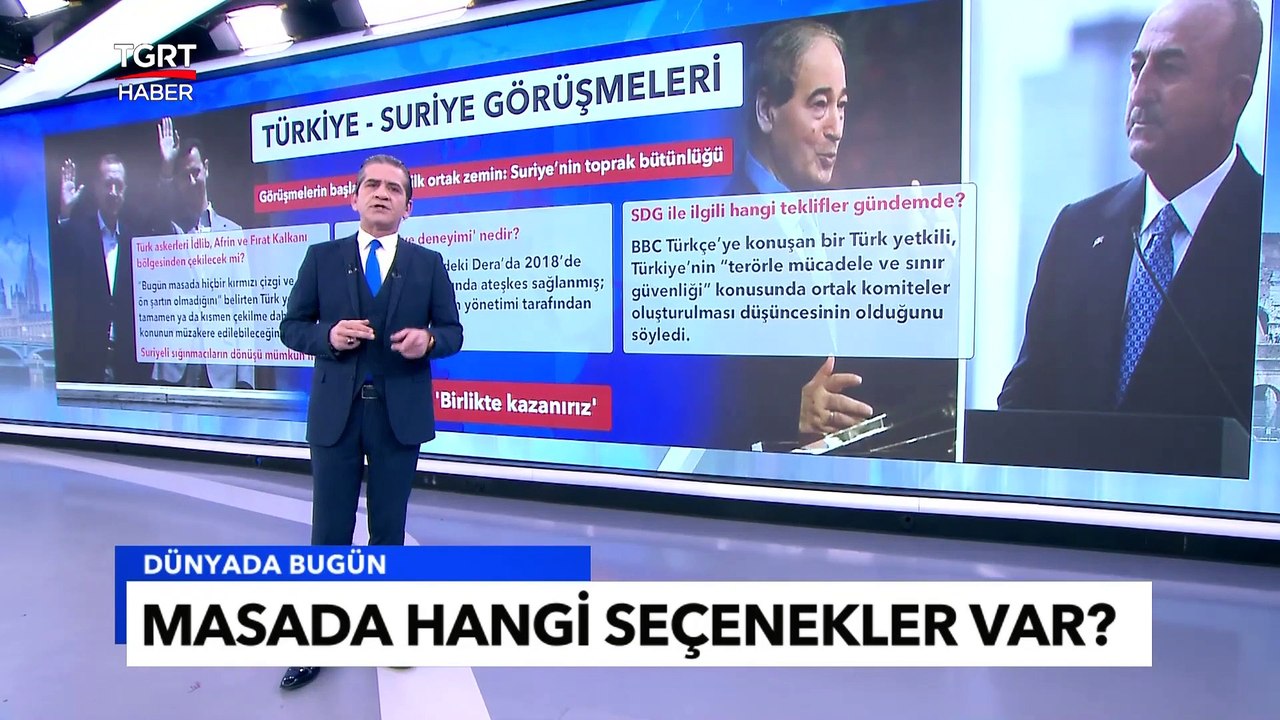 Türkiye-Suriye Masasında Neler Var: Türkiye Çek...