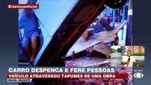 Veículo derruba tapumes em mulheres em Santa Catarina 18/01/2023 16:52:16