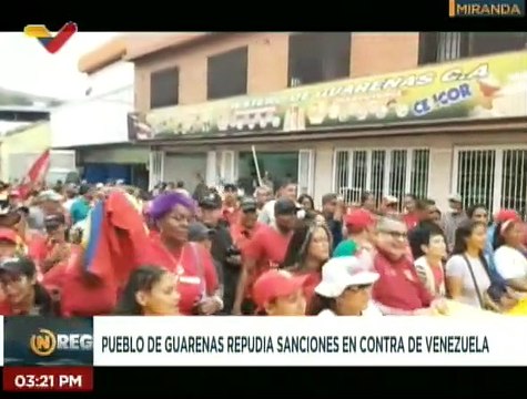 Miranda | Habitantes de Guarenas apoyan las políticas públicas y rechazan las sanciones a Venezuela