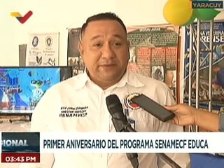 Programa Senamecf Educa celebra primer aniversario con diferentes talleres de formación en Yaracuy