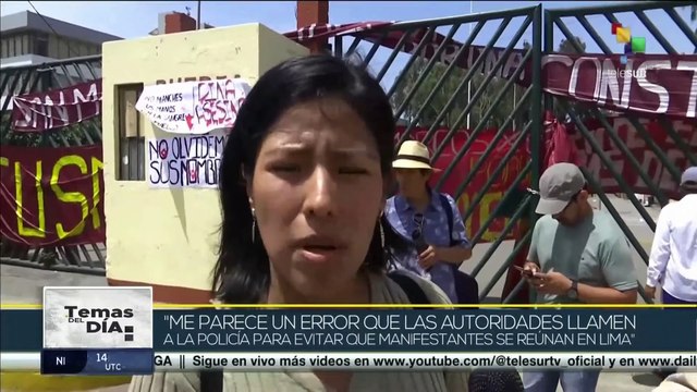 Perú: Pobladores del interior del país continúan su arribo a Lima para protestar