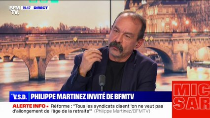 Mobilisation du 21 janvier: pour Philippe Martinez (CGT), "ce n'est pas le moment de se diviser"