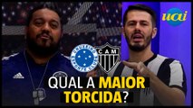 Galo x Cruzeiro: Hugão e Fael discutem qual a maior torcida