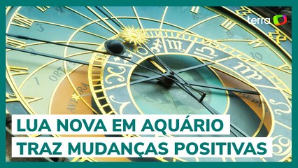 Lua nova em Aquário traz mudanças positivas