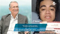 Joven con discapacidad psicosocial recibe pensión; Ricardo Salinas cuestiona su condición