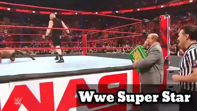 Brock Lesnar beats down Seth Rollins: Raw, June 3, 2019