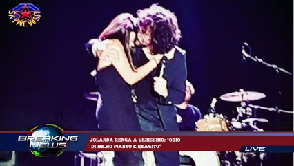 Jolanda Renga a Verissimo: "Odio  di me.Ho pianto e reagito"