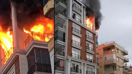 Antalya’da evde yangın faciası: 2 ölü