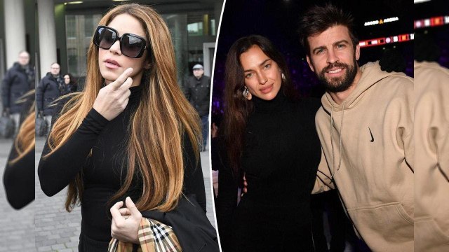 Despite the turbulence surrounding Shakira's breakup, Gerard Piqué warms up to Irina Shayk.