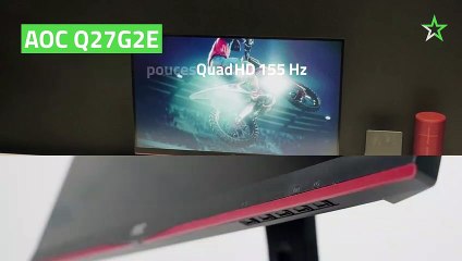 Test AOC Q27G2E : un moniteur 27 pouces Quad HD 155 Hz réactif et abordable