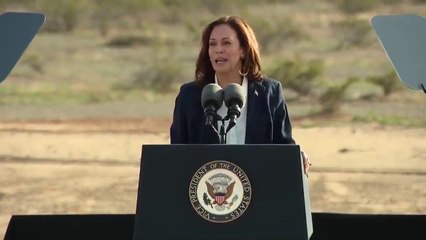 Kamala Harris explains electricity in kindergarten language.