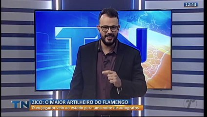Zico vem ao ES para noite de autógrafos