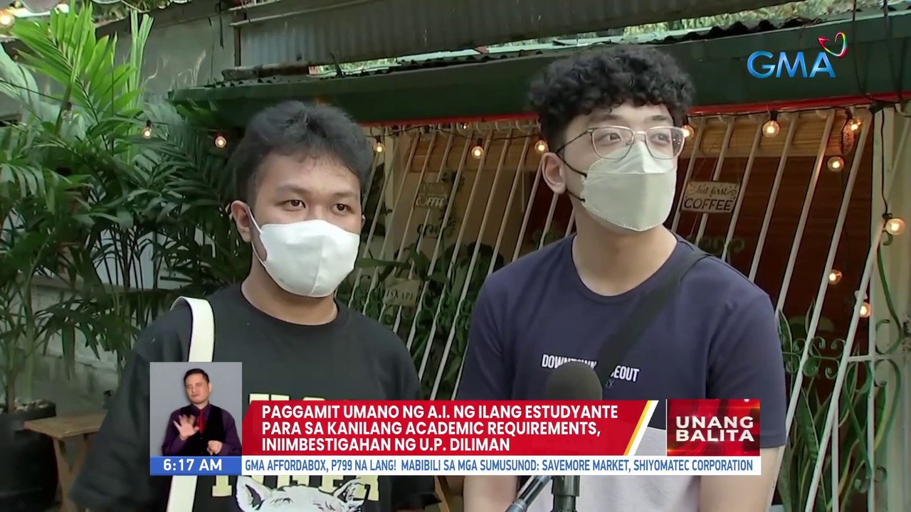 Paggamit umano ng A.I. ng ilang estudyante para sa kanilang academic requirements, iniimbestigahan ng U.P. Diliman | UB