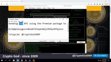 Sending 360 - Bitcoin Cryptocurrency Flashing - Bitcoin Miner Software - BTC Adder Tool - Transferable Crypto