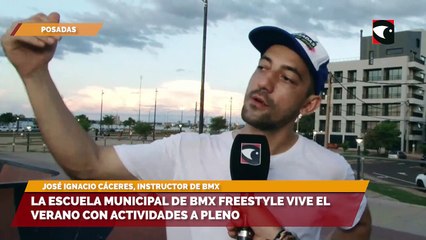 La escuela municipal de BMX Freestyle vive el verano con actividades a pleno