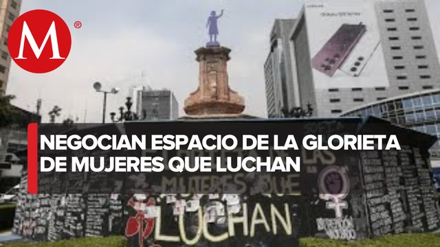 Mujer de Amajac podría compartir espacio con glorieta de Mujeres que Luchan, dice Sheinbaum