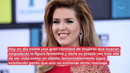A Alicia Machado no le interesa ser inteligente; prefiere que le digan que está guapa