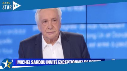 "C’est de la m*rde, on nous punit !" : Michel Sardou s'emporte sur BFMTV après avoir fait un "gros e