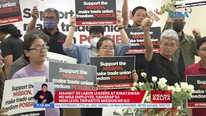 Mahigit 50 labor leaders at kinatawan ng mga employer, haharap sa high level tripartite mission ng ILO | UB