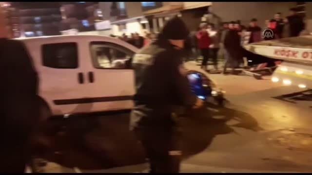 Kontrolden çıkan araç iş yerine girdi