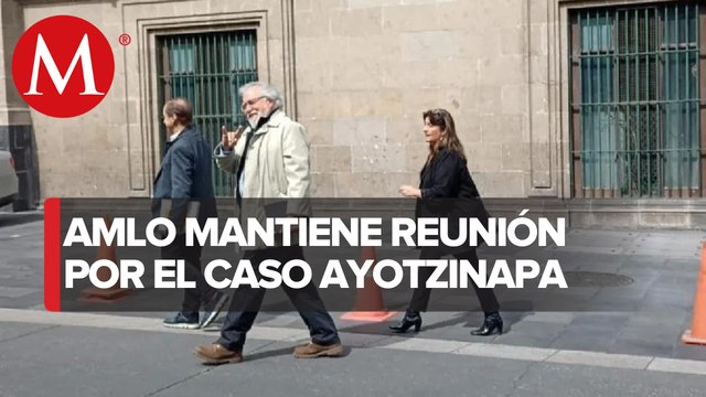 AMLO recibe a integrantes del GIEI en Palacio Nacional