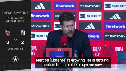 Simeone senses Llorente revival as he stars at Levante