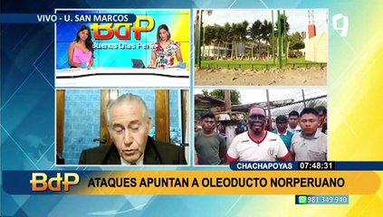 Herrera Descalzi sobre atentado en Oleoducto: “Cuando se prende fuego buscan un daño mayor”